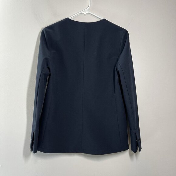 ADAY Strategy One Snape Button Blazer in Navy Blue - Picture 7 of 9